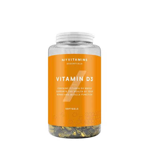 Myprotein Vitamín D3  - Vitamin D3  (180 Mäkká kapsula)