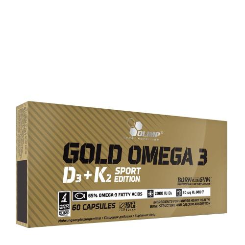Olimp Sport Gold Omega 3 D3+K2 - Gold Omega 3 D3+K2 (60 Kapsula)