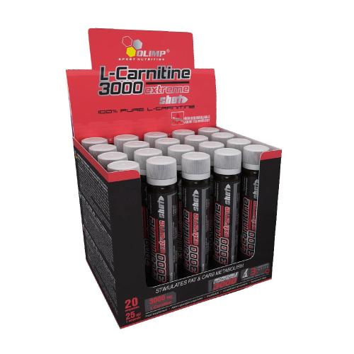 Olimp Sport L-Carnitine 3000 Extreme Shot (20 x 25ml, Čerešna)