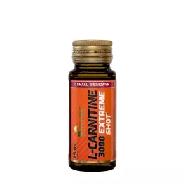   Olimp Sport L-Carnitine 3000 Extreme Shot Glass (25 ml, Čerešna)