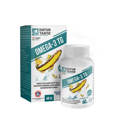 Natur Tanya Mega Omega-3 - Wild Fish Oil (60 Mäkká kapsula)