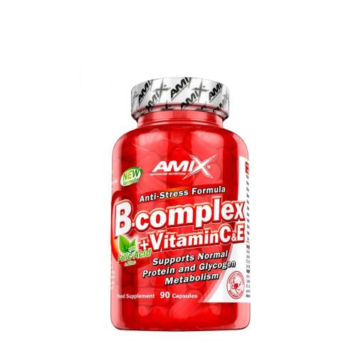 Amix B-komplex + vitamín C&E - B-Complex + Vitamin C&E (90 Kapsula)