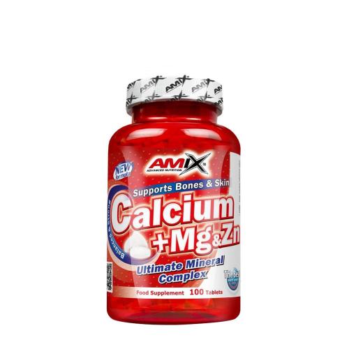 Amix Vápnik + Mg + Zn - Calcium + Mg + Zn (100 Tableta)