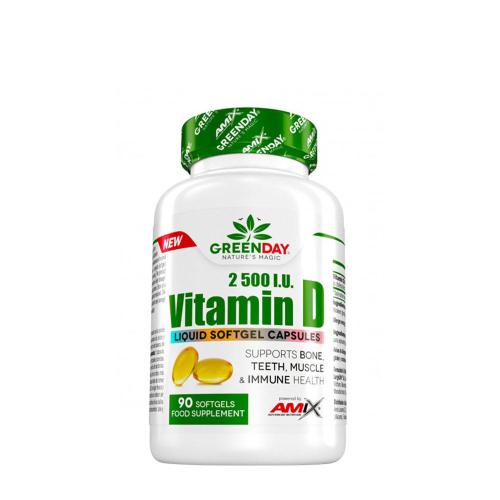 Amix GreenDay® vitamín D3 - GreenDay® Vitamin D3 (90 Mäkká kapsula)