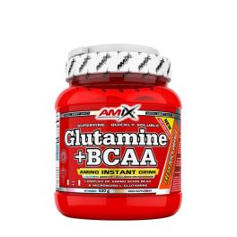   Amix Glutamín + prášok BCAA - Glutamine + BCAA powder (530 g, Pomaranč)