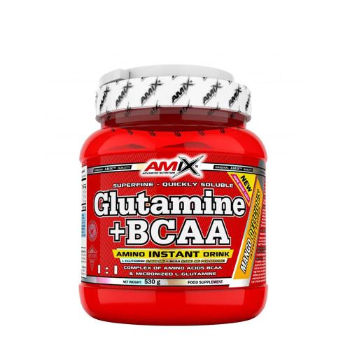 Amix Glutamín + prášok BCAA - Glutamine + BCAA powder (530 g, Mango Delicious)