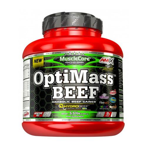Amix OptiMass™ Beef Gainer - OptiMass™ Beef Gainer (2500 g, Double Fudge Chocolate)