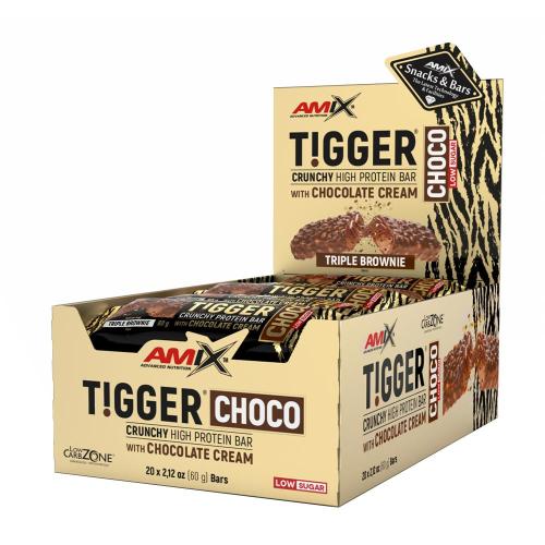 Amix Tigger® Choco - Tigger® Choco (20 x 60g, Triple Brownie)