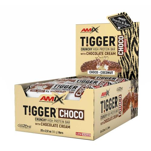 Amix Tigger® Choco - Tigger® Choco (20 x 60g, Kokosová čokoláda)