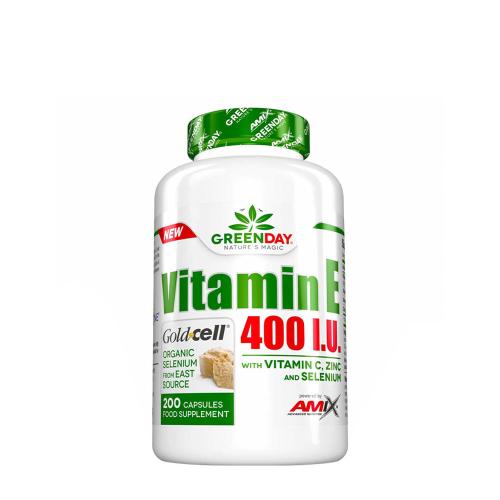 Amix GreenDay Vitamín E 400 I.U. - GreenDay Vitamin E 400 I.U. (200 Kapsula)