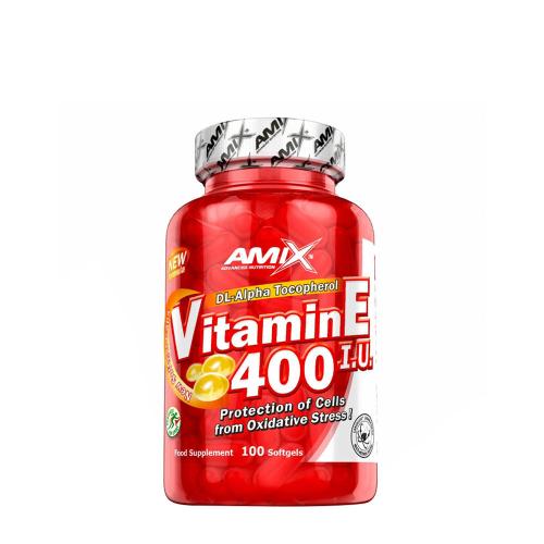 Amix Vitamín E 400 I.U. - Vitamin E 400 I.U. (100 Mäkká kapsula)