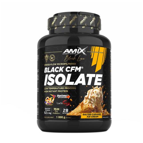 Amix Black Line Black CFM Isolate proteín (1000 g, Slaná karamelová zmrzlina)