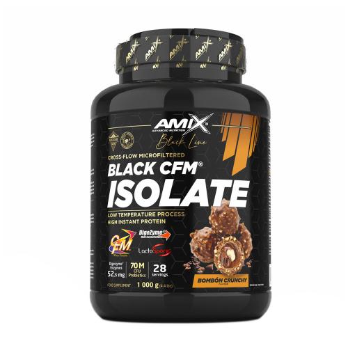 Amix Black Line Black CFM Isolate proteín (1000 g, Bombon Crunchy)