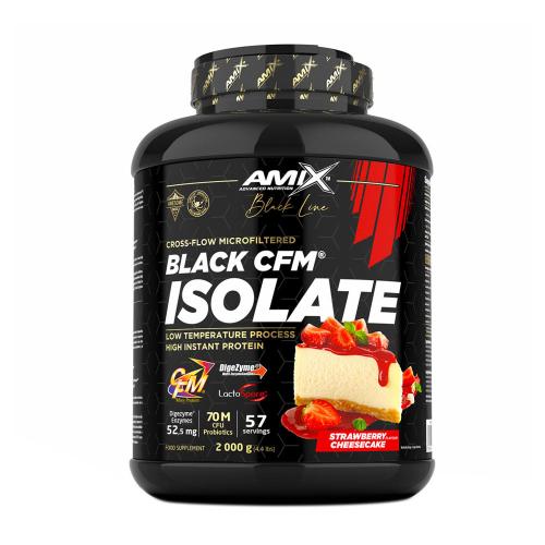 Amix Black Line Black CFM Isolate proteín (2000 g, Jahodovo- tvarohový koláč)