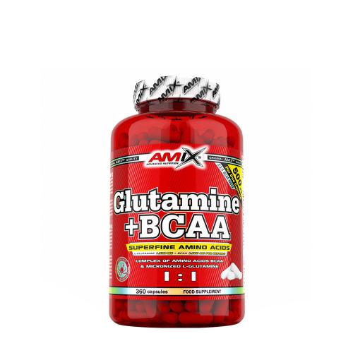 Amix L-glutamine + BCAA (360 Kapsula)