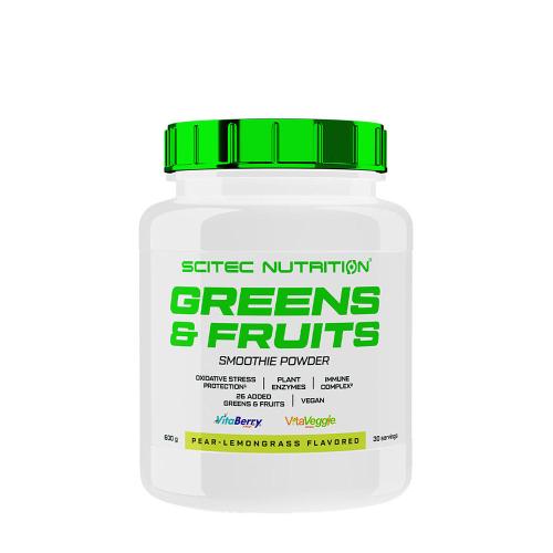 Scitec Nutrition Vita Greens & Fruits - Vita Greens & Fruits (600 g, Hruška-citrónová tráva)