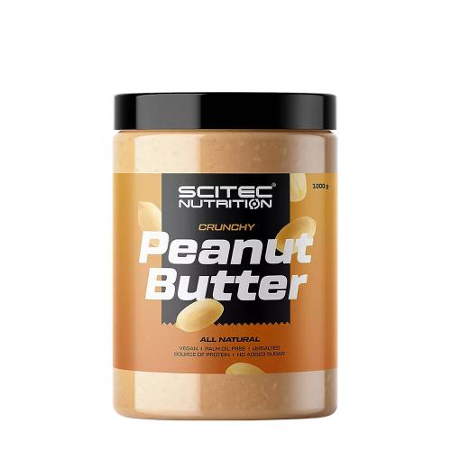 Scitec Nutrition Arašidové maslo - Peanut Butter (1000 g, Chrumkavé)