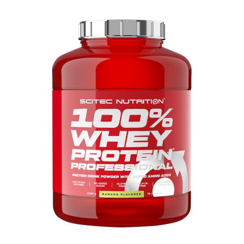 Scitec Nutrition 100% srvátkový proteín Professional - 100% Whey Protein Professional (2350 g, Banán)