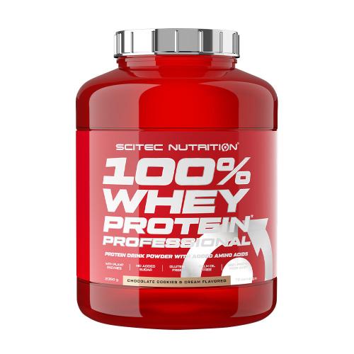 Scitec Nutrition 100% srvátkový proteín Professional - 100% Whey Protein Professional (2350 g, Čokoládové sušienky)