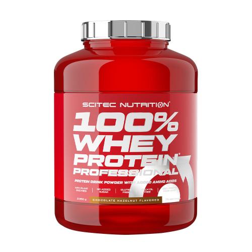 Scitec Nutrition 100% srvátkový proteín Professional - 100% Whey Protein Professional (2350 g, Čokoláda a lieskové oriešky)