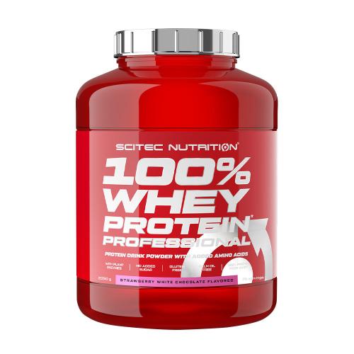 Scitec Nutrition 100% srvátkový proteín Professional - 100% Whey Protein Professional (2350 g, Jahodová biela čokoláda)