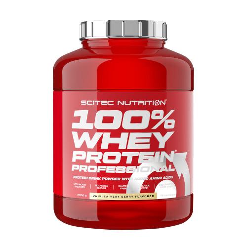 Scitec Nutrition 100% srvátkový proteín Professional - 100% Whey Protein Professional (2350 g, Vanilka-divoké bobule)