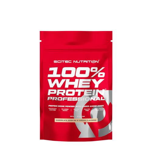 Scitec Nutrition 100% srvátkový proteín Professional - 100% Whey Protein Professional (500 g, Čokoládové sušienky)