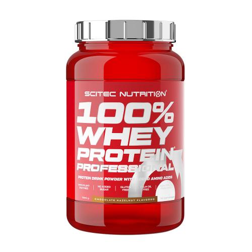 Scitec Nutrition 100% srvátkový proteín Professional - 100% Whey Protein Professional (920 g, Čokoláda a lieskové oriešky)
