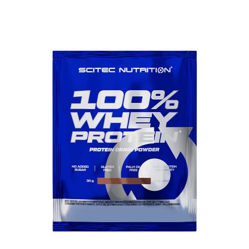 Scitec Nutrition 100% srvátkový proteín - 100% Whey Protein (30 g, Arašidové maslo)