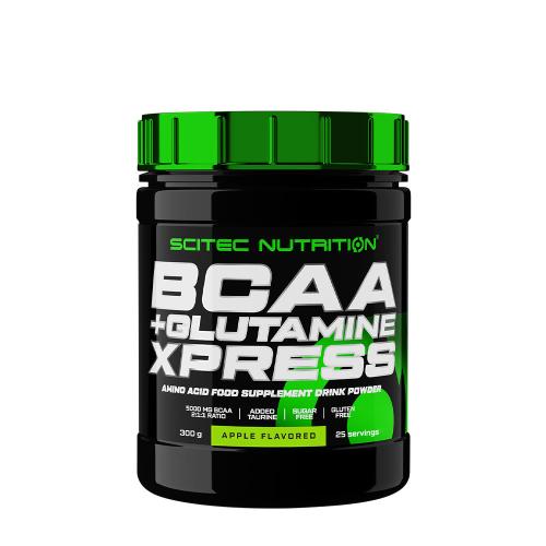 Scitec Nutrition BCAA + glutamín Xpress - BCAA + Glutamine Xpress (300 g, Jablko)