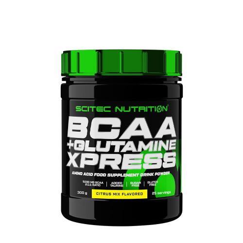 Scitec Nutrition BCAA + glutamín Xpress - BCAA + Glutamine Xpress (300 g, Citrusové plody)
