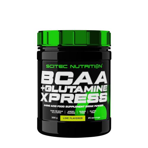 Scitec Nutrition BCAA + glutamín Xpress - BCAA + Glutamine Xpress (300 g, Limetka)