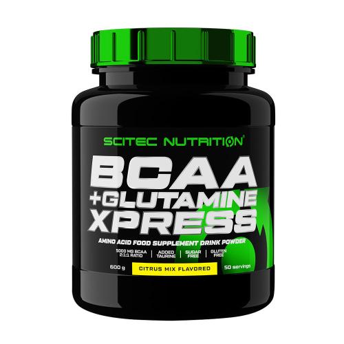 Scitec Nutrition BCAA + glutamín Xpress - BCAA + Glutamine Xpress (600 g, Citrusové plody)