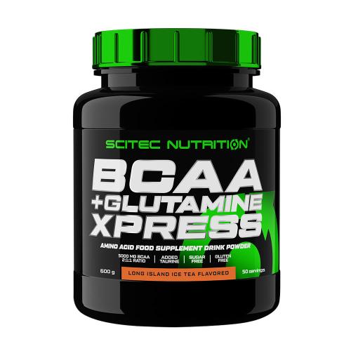 Scitec Nutrition BCAA + glutamín Xpress - BCAA + Glutamine Xpress (600 g, Long Island Ice Tea)
