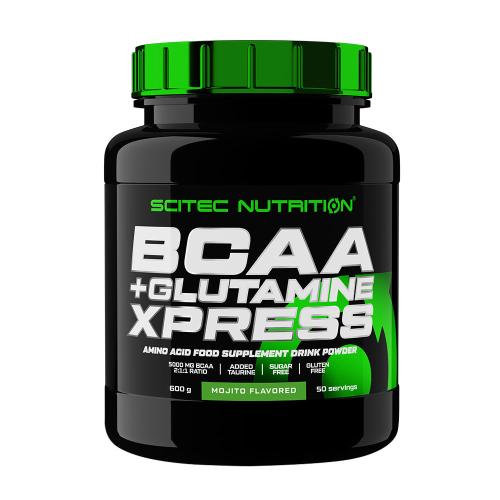 Scitec Nutrition BCAA + glutamín Xpress - BCAA + Glutamine Xpress (600 g, Mojito)