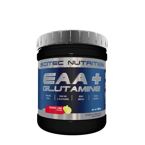 Scitec Nutrition EAA + glutamín - EAA + Glutamine (300 g, Cherry Limetka)