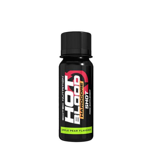 Scitec Nutrition Horúca krv Hardcore Shot - Hot Blood Hardcore Shot (60 ml, Jablko a hruška)