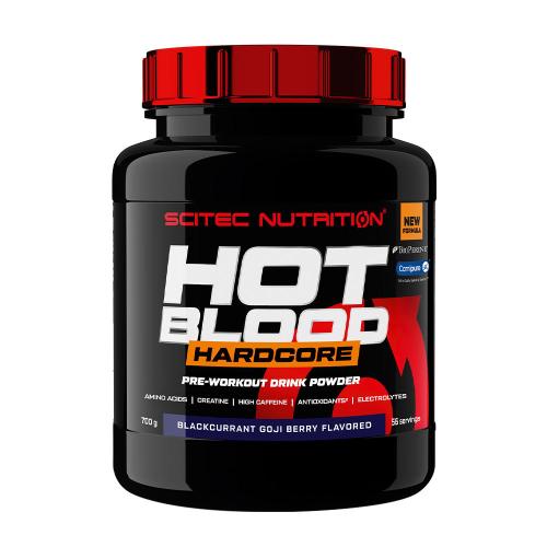 Scitec Nutrition Horúca krv Hardcore - Hot Blood Hardcore (700 g, Čierna ríbezla a goji bobule)