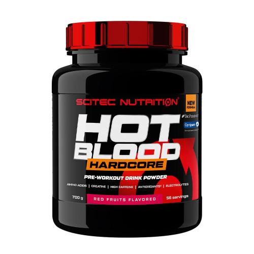 Scitec Nutrition Horúca krv Hardcore - Hot Blood Hardcore (700 g, Červené ovocie)