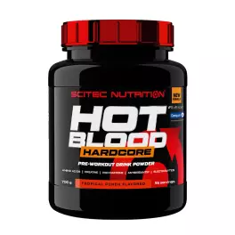   Scitec Nutrition Horúca krv Hardcore - Hot Blood Hardcore (700 g, Tropický punč)