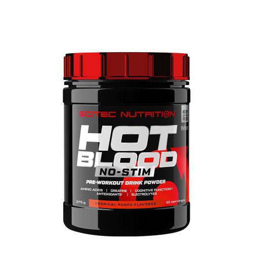 Scitec Nutrition Hot Blood No-Stim - Hot Blood No-Stim (375 g, Tropický punč)