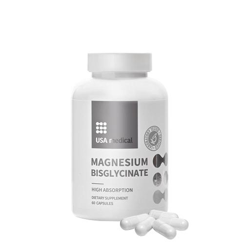 USA medical Bisglycinát horčíka - Magnesium Bisglycinate (60 Kapsula)