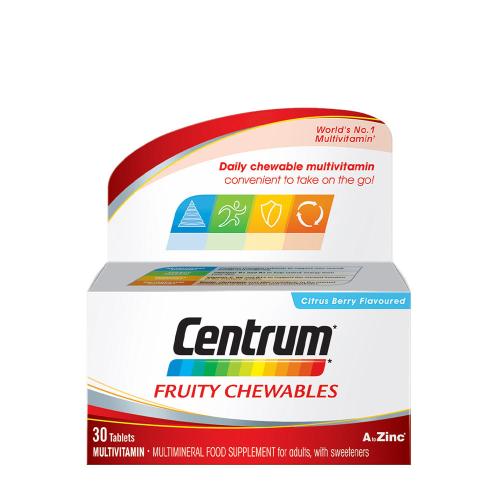 Centrum Ovocné žuvacie tablety  - Fruity Chewables  (30 Tableta)