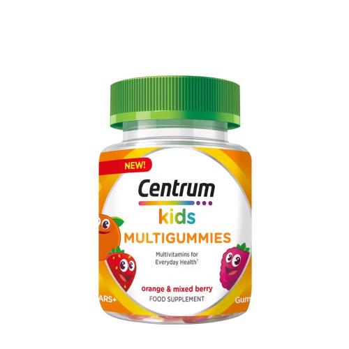 Centrum Multigummies Orange & Mixed Berry pre deti  (30 Gumový cukor, Oranžovo-zmiešané bobuľové ovocie)