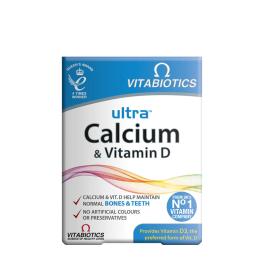   Vitabiotics Ultra vápnik a vitamín D  - Ultra Calcium & Vitamin D  (30 Tableta)