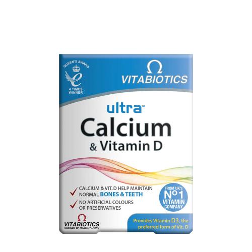 Vitabiotics Ultra vápnik a vitamín D  - Ultra Calcium & Vitamin D  (30 Tableta)