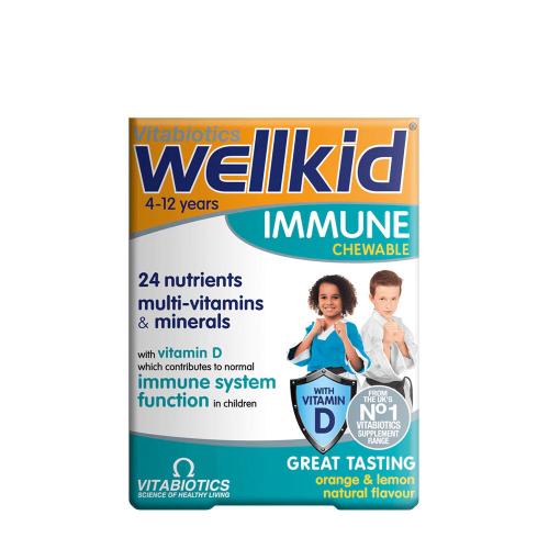 Vitabiotics Wellkid žuvacie tablety - Wellkid Immune Chewable (30 Tableta)
