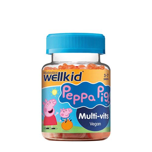 Vitabiotics Wellkid Peppa Pig Multi-Vits - Wellkid Peppa Pig Multi-Vits (30 Gumový cukor, Jahoda)