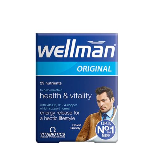 Vitabiotics Wellman Original - Multvitamín pre mužov - Wellman Original - Multvitamin For Men (30 Tableta)