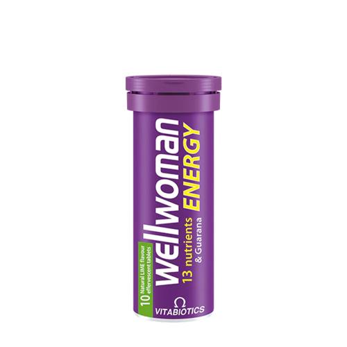 Vitabiotics Wellwoman Energy - Wellwoman Energy (10 Šumivé tablety, Limetka)